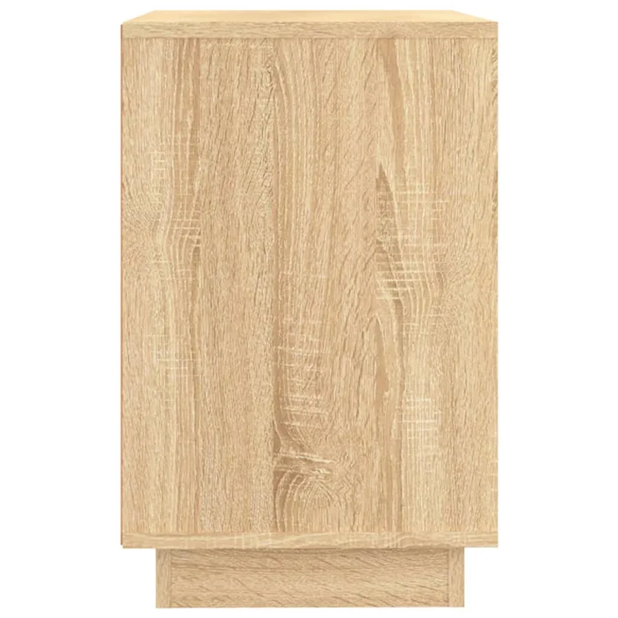 Buffet chêne sonoma 102x35x55 cm bois d'ingénierie - 7