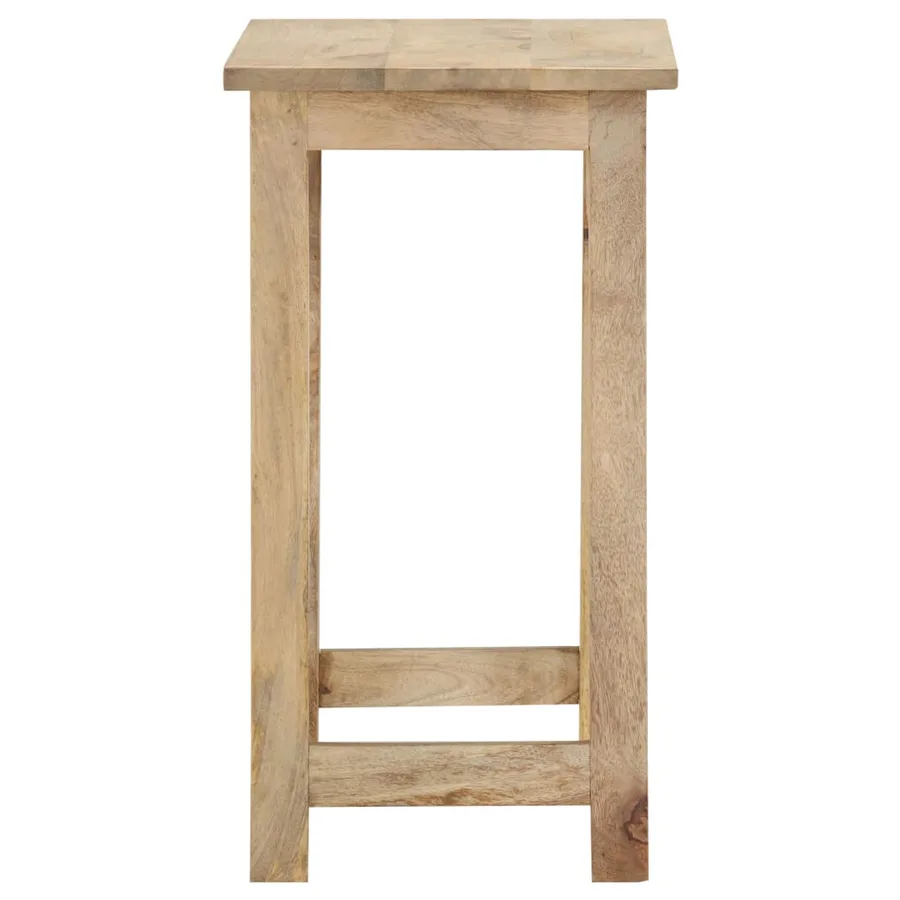 Tables gigognes 3 pcs Bois solide de manguier - 7