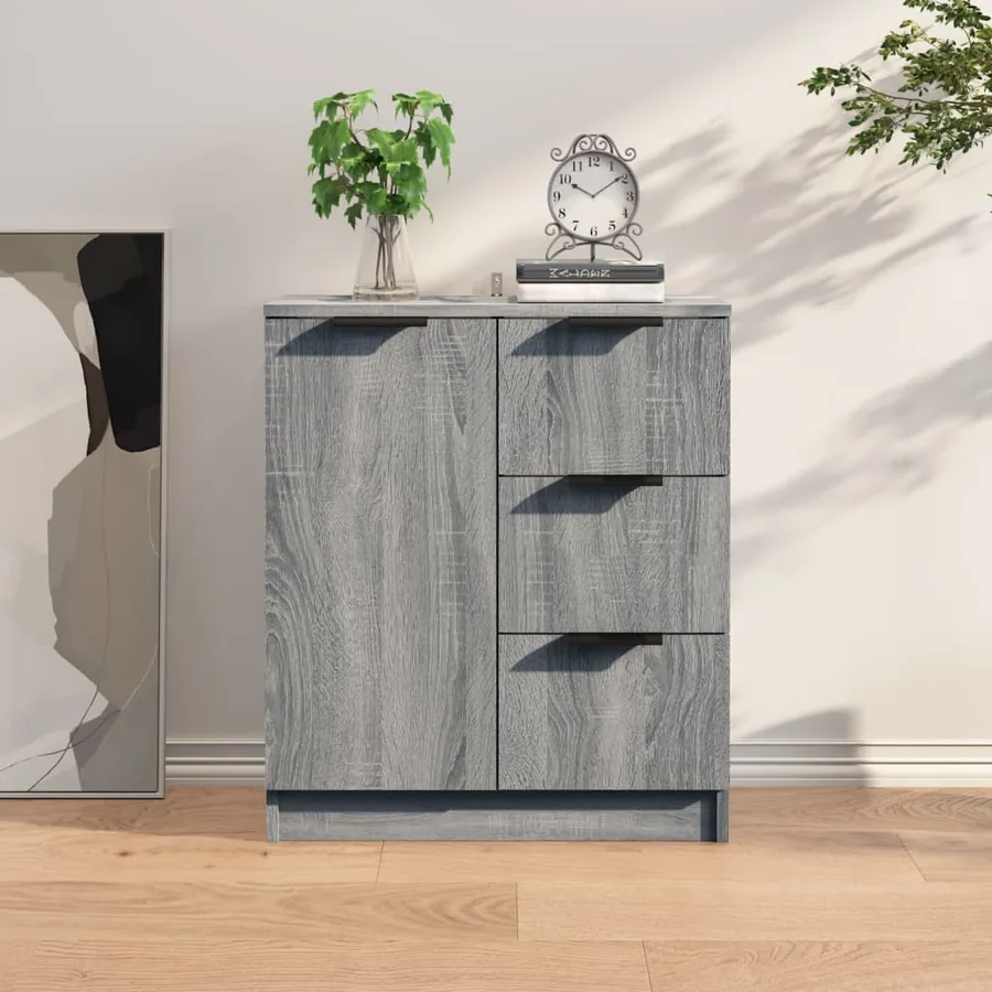 Buffet Sonoma gris 60x30x70 cm Bois d'ingénierie