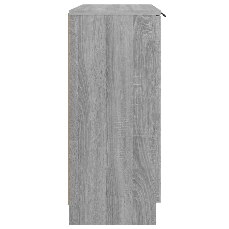 Buffet Sonoma gris 60x30x70 cm Bois d'ingénierie - 4