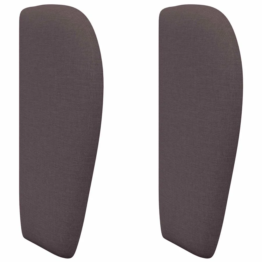 Oreille de tête de lit Marron 40 x 23 x 6 cm tissu - 2