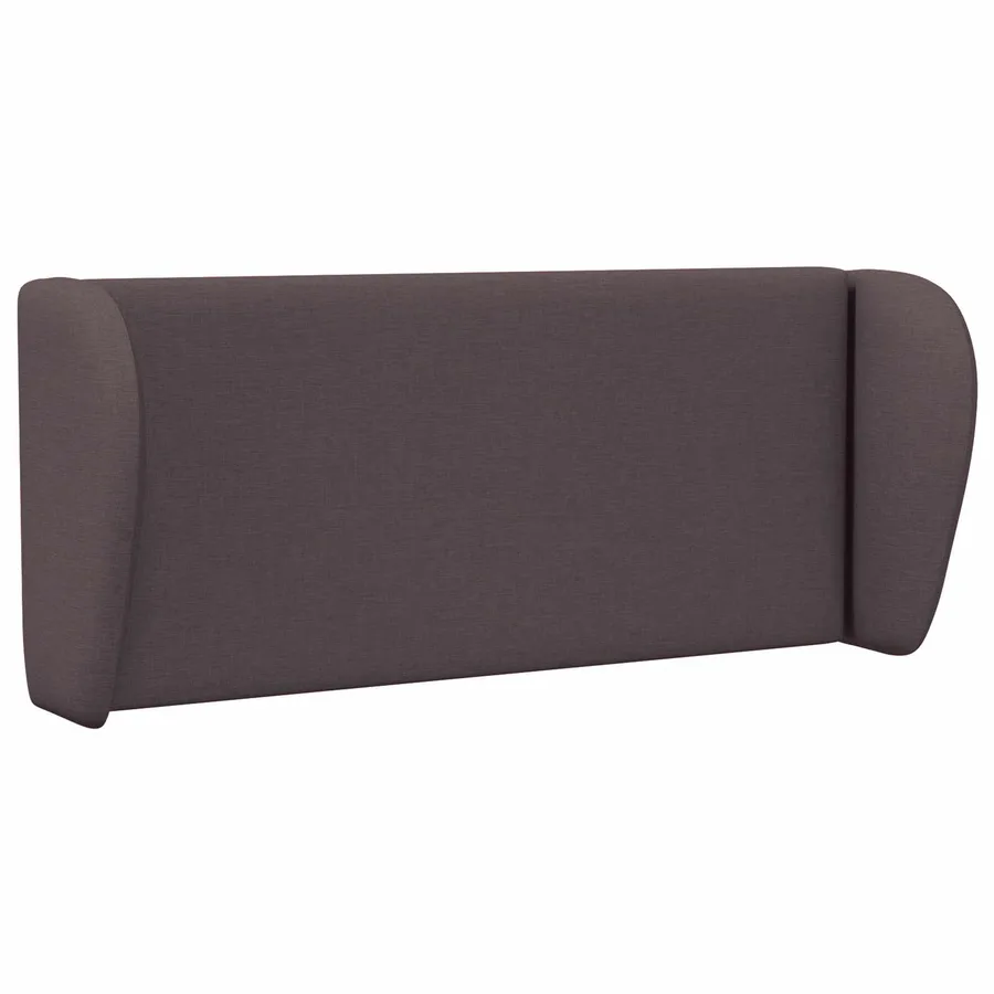 Oreille de tête de lit Marron 40 x 23 x 6 cm tissu - 3