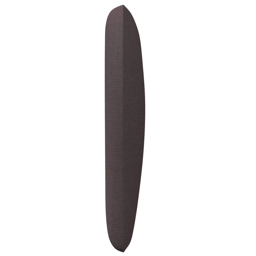 Oreille de tête de lit Marron 40 x 23 x 6 cm tissu - 6