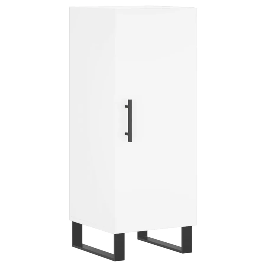 Buffet blanc 34,5x34x90 cm bois d'ingénierie - 2