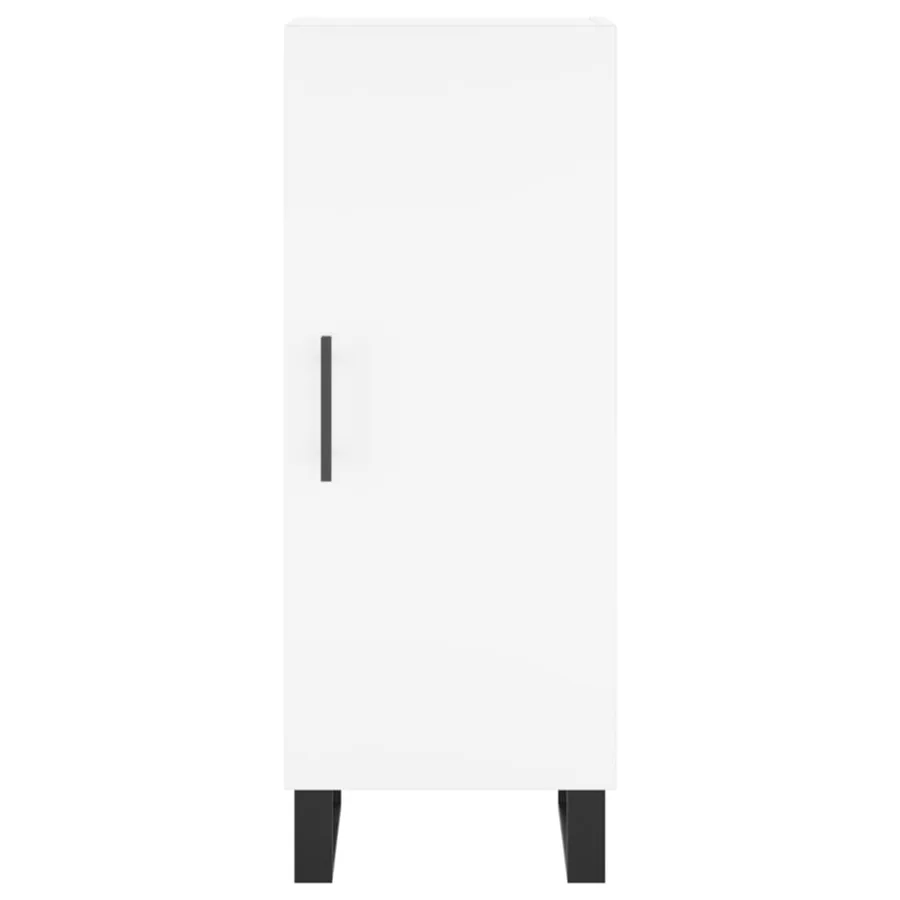Buffet blanc 34,5x34x90 cm bois d'ingénierie - 6