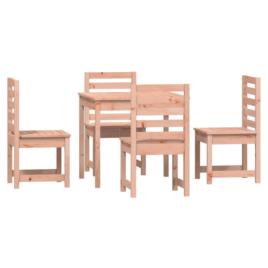 Ensemble à manger de jardin 5 pcs bois massif Douglas - 5