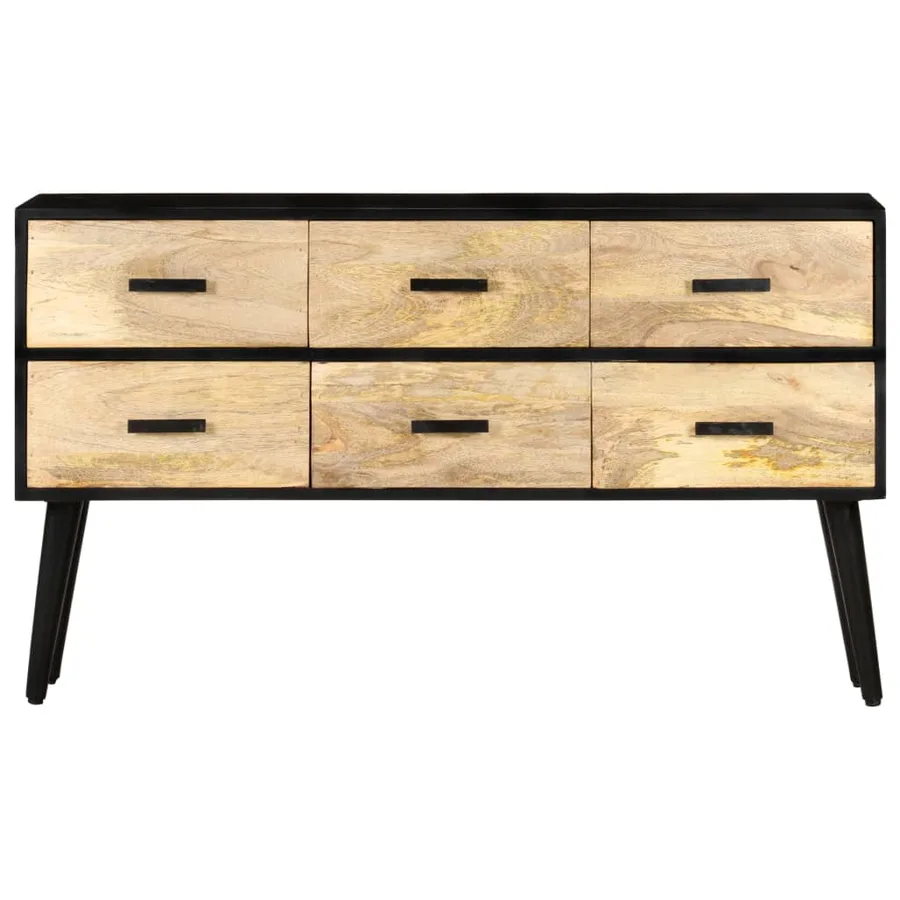Buffet 110x33x64 cm Bois de manguier massif - 2