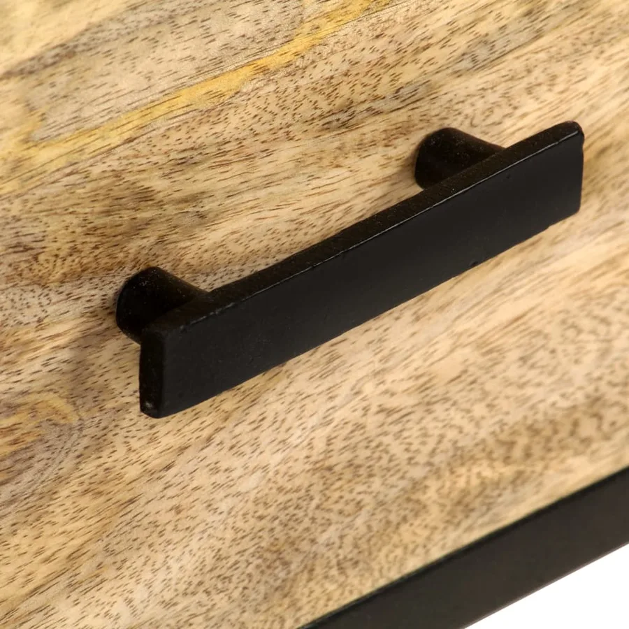 Buffet 110x33x64 cm Bois de manguier massif - 6