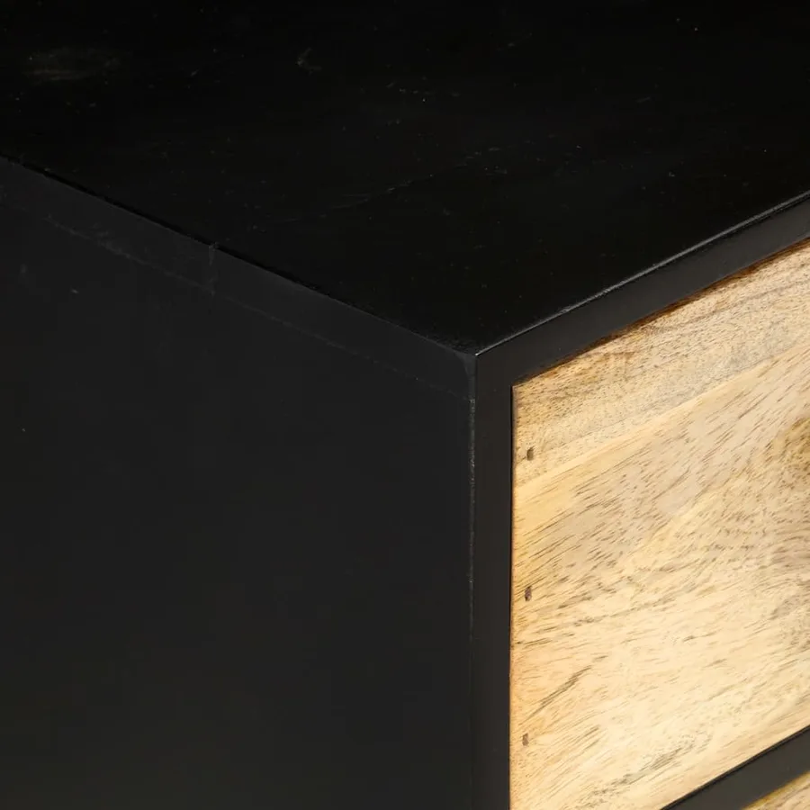 Buffet 110x33x64 cm Bois de manguier massif - 7