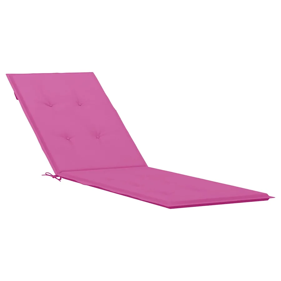 Coussin de chaise longue rose tissu oxford - 2