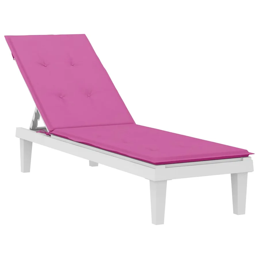 Coussin de chaise longue rose tissu oxford - 3