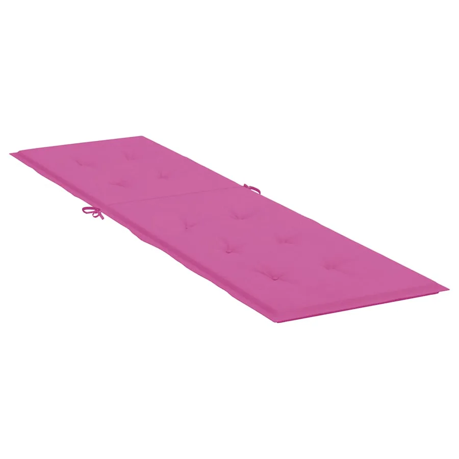 Coussin de chaise longue rose tissu oxford - 4