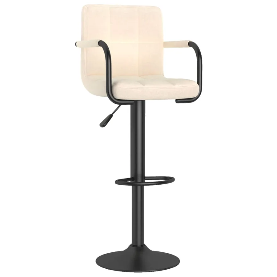 Tabouret de bar Crème Tissu - 2