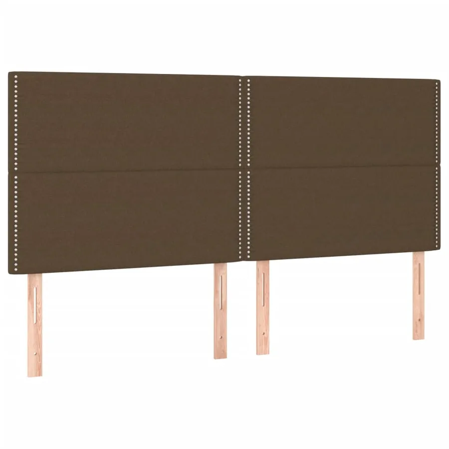 Sommier à lattes de lit avec matelas Marron foncé 180x200 cm - 6