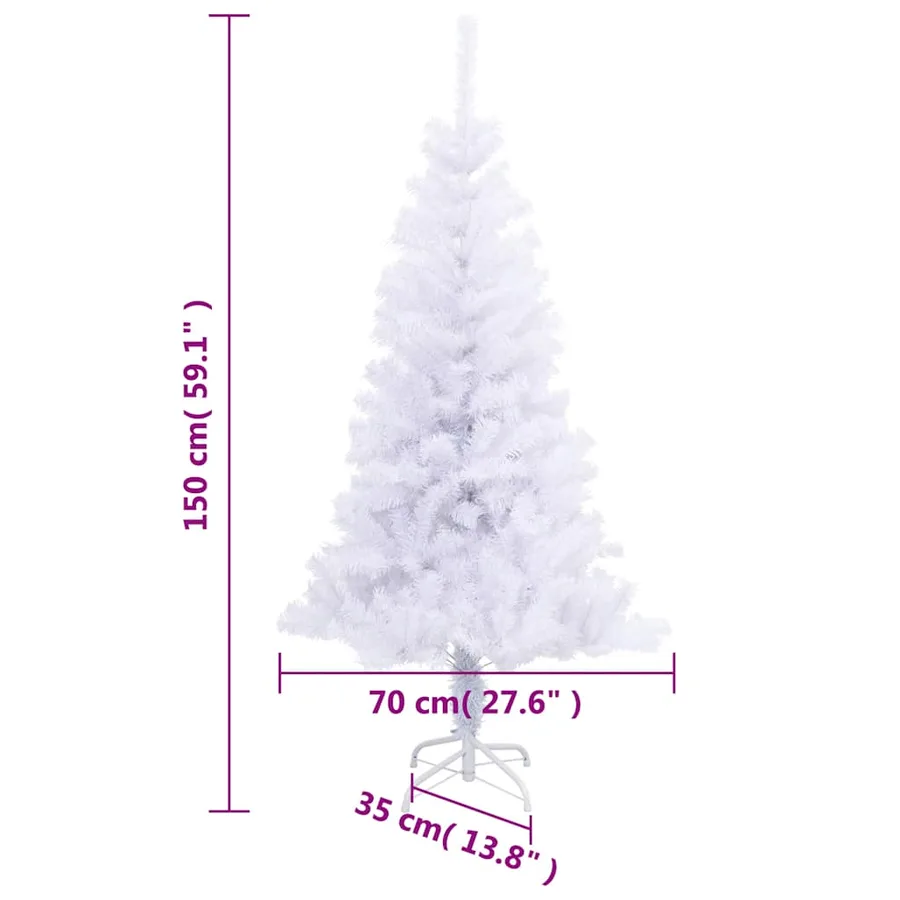 Arbre de Noël artificiel avec support 150 cm 380 branches - 7