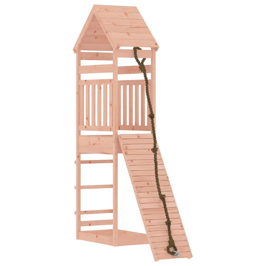 Maisonnette de jeu avec mur d'escalade bois massif Douglas - 2