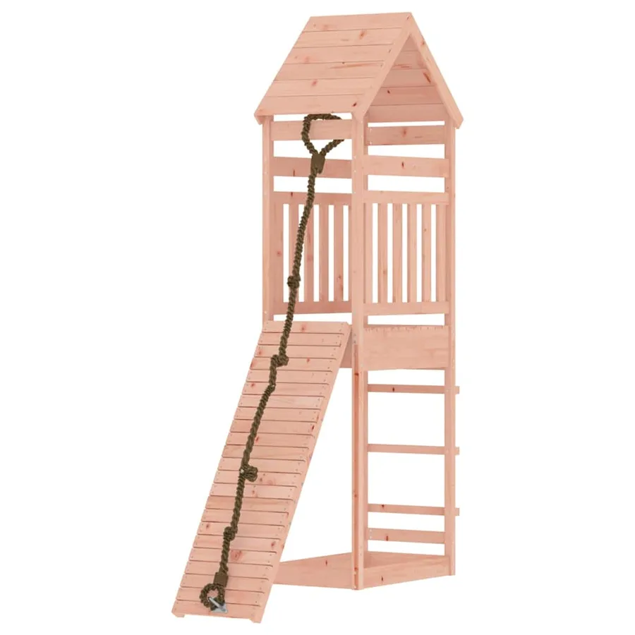 Maisonnette de jeu avec mur d'escalade bois massif Douglas - 3