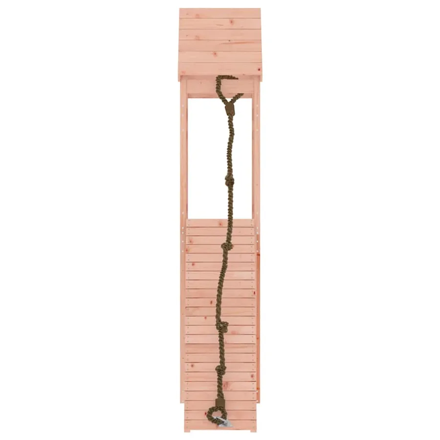 Maisonnette de jeu avec mur d'escalade bois massif Douglas - 4