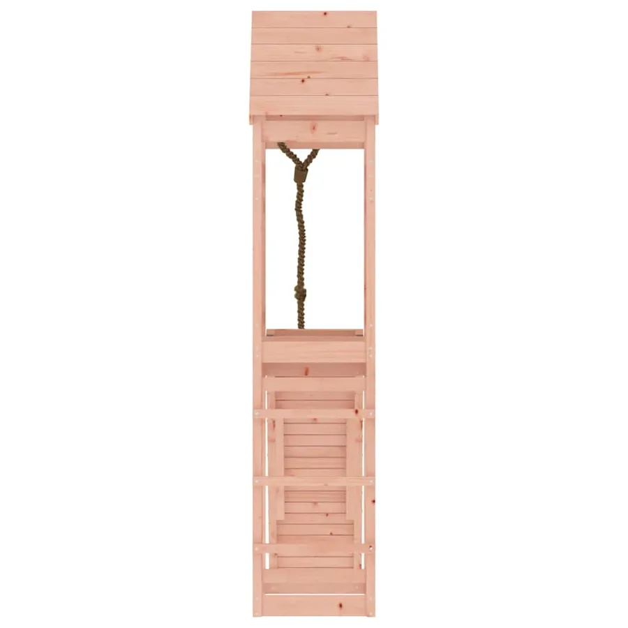 Maisonnette de jeu avec mur d'escalade bois massif Douglas - 5