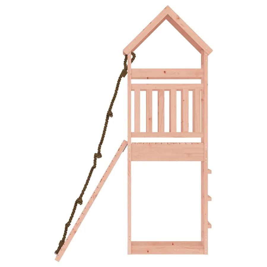 Maisonnette de jeu avec mur d'escalade bois massif Douglas - 6