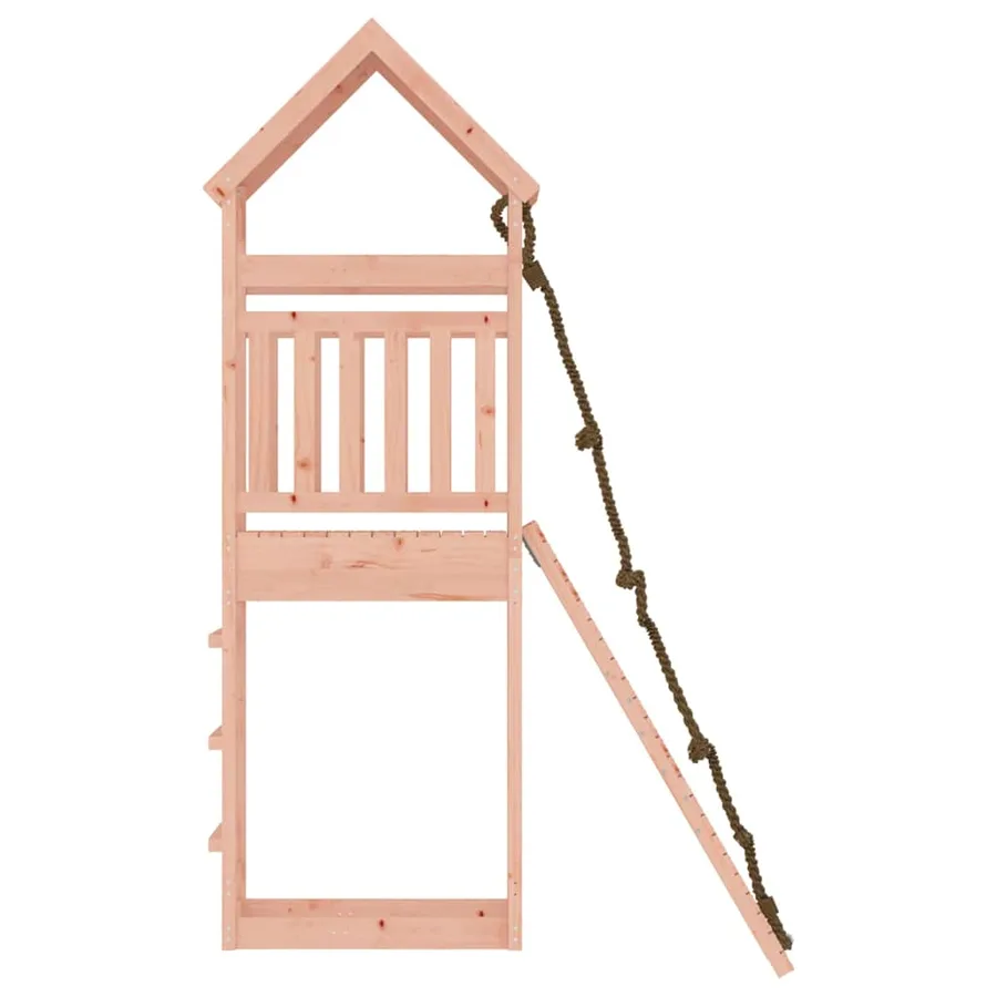 Maisonnette de jeu avec mur d'escalade bois massif Douglas - 7