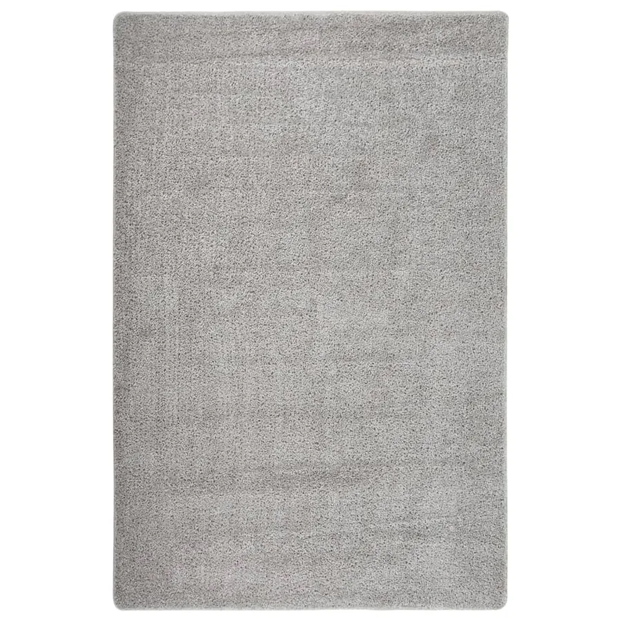 Tapis shaggy antidérapant Gris clair 200x290 cm