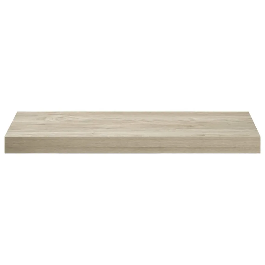 Étagère flottante murale chêne 60x23,5x3,8 cm MDF - 6