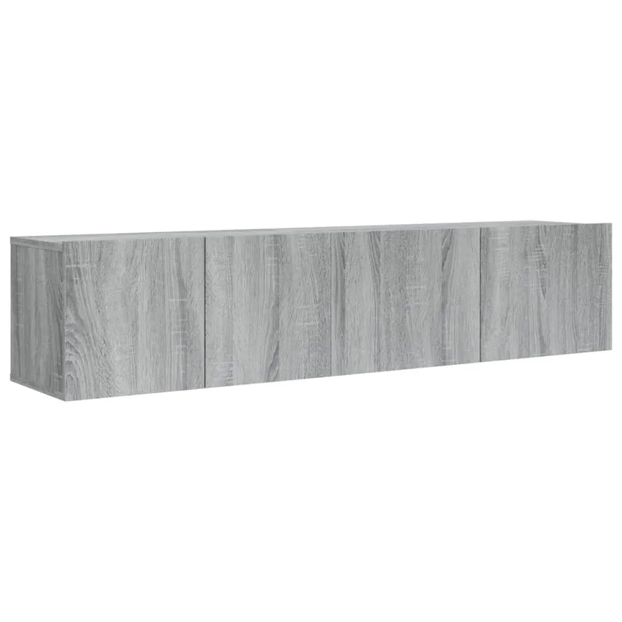 Ensemble de meubles TV 2 pcs Sonoma gris Bois d'ingénierie - 2