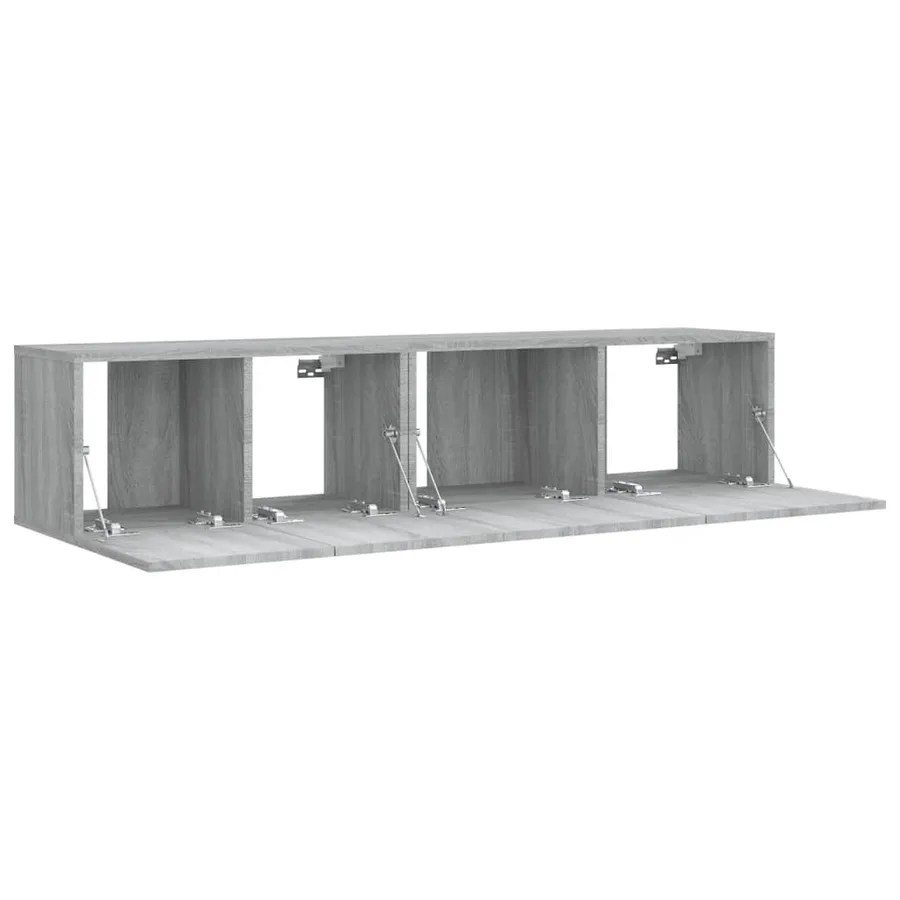 Ensemble de meubles TV 2 pcs Sonoma gris Bois d'ingénierie - 3