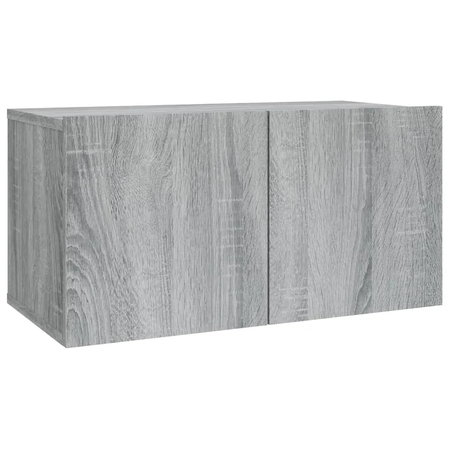 Ensemble de meubles TV 2 pcs Sonoma gris Bois d'ingénierie - 5