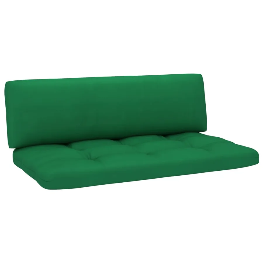 Salon de jardin palette 6pcs avec coussins Bois de pin imprégné - 6