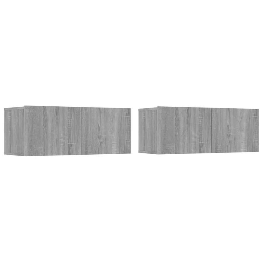 Ensemble de meubles TV 6 pcs Sonoma gris Bois d'ingénierie - 3