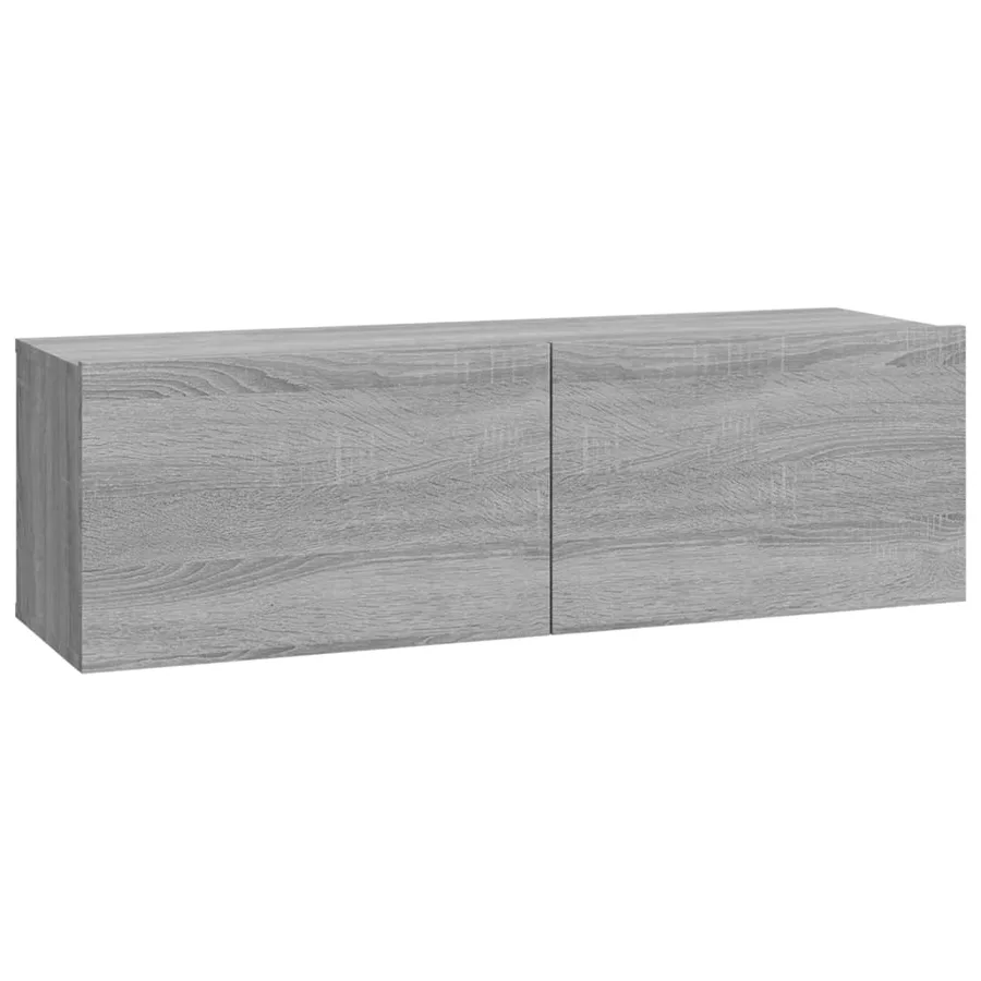 Ensemble de meubles TV 6 pcs Sonoma gris Bois d'ingénierie - 5
