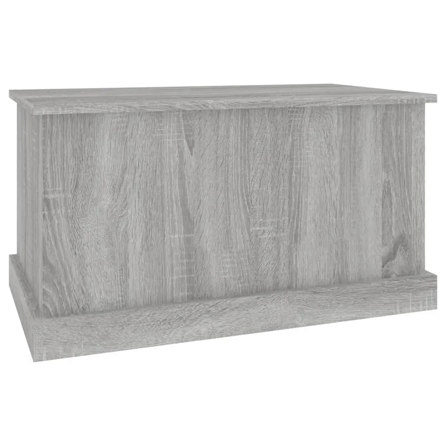 Boîte de rangement sonoma gris 70x40x38 cm bois d'ingénierie - 4
