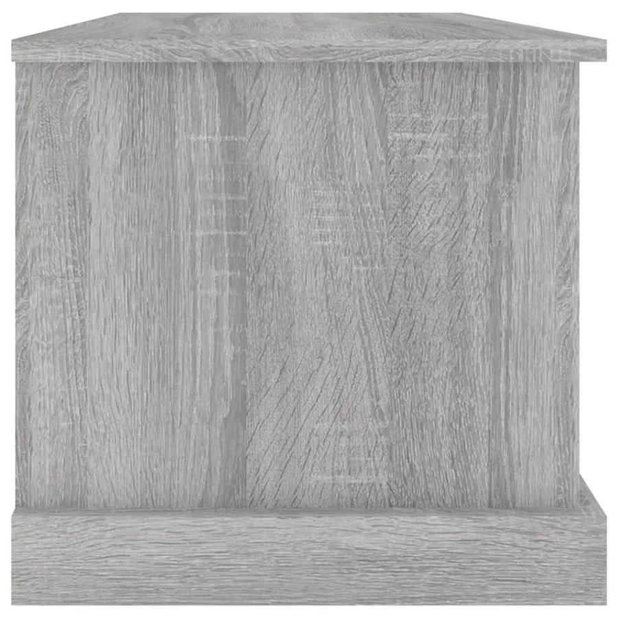 Boîte de rangement sonoma gris 70x40x38 cm bois d'ingénierie - 6