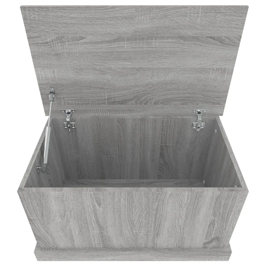 Boîte de rangement sonoma gris 70x40x38 cm bois d'ingénierie - 7