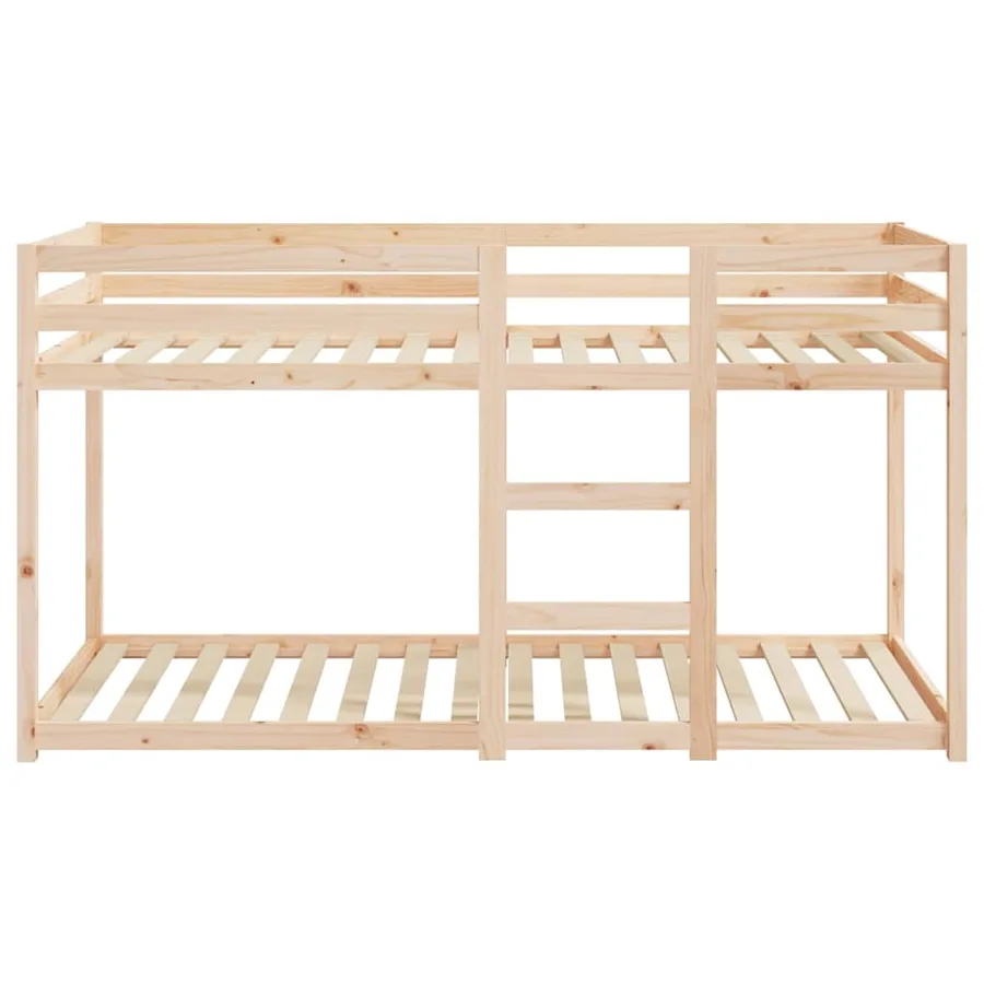 Lit superposé sans matelas 80x200 cm bois de pin massif - 5