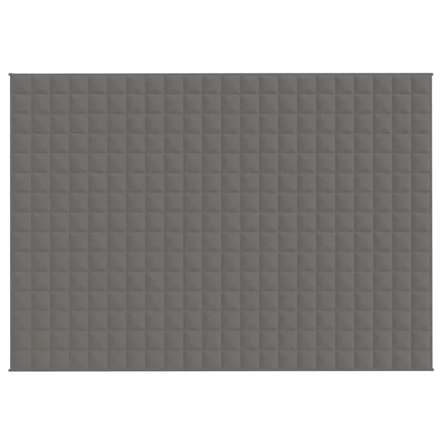 Couverture lestée Gris 155x220 cm 11 kg Tissu - 3