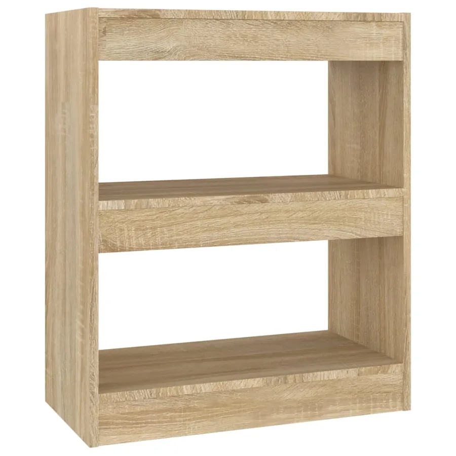 Bibliothèque/Séparateur de pièce Chêne Sonoma 60x30x72 cm - 2