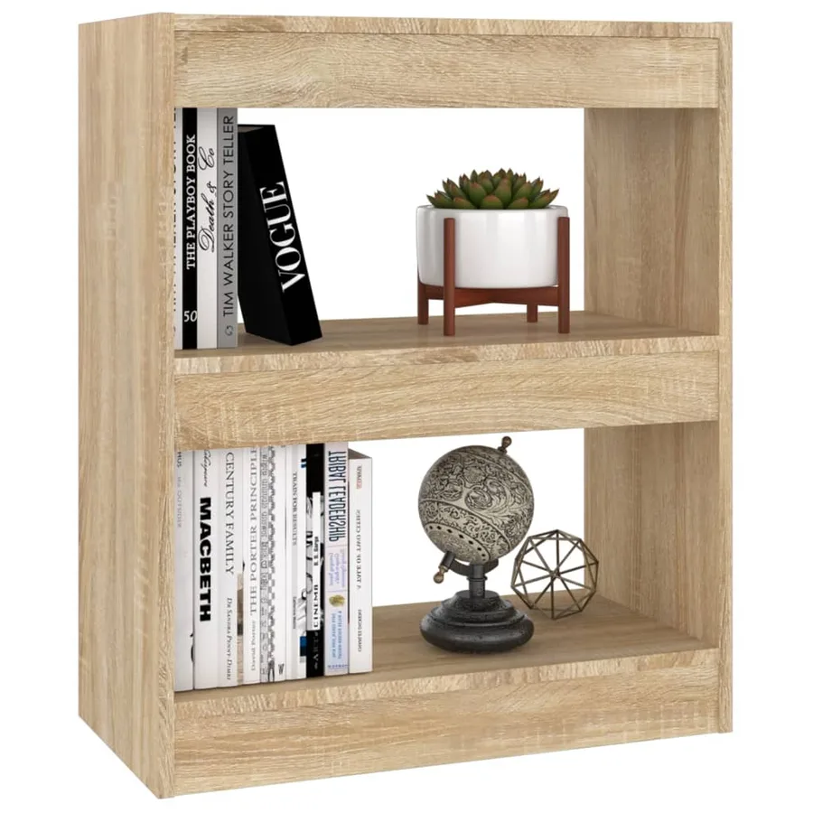 Bibliothèque/Séparateur de pièce Chêne Sonoma 60x30x72 cm - 4