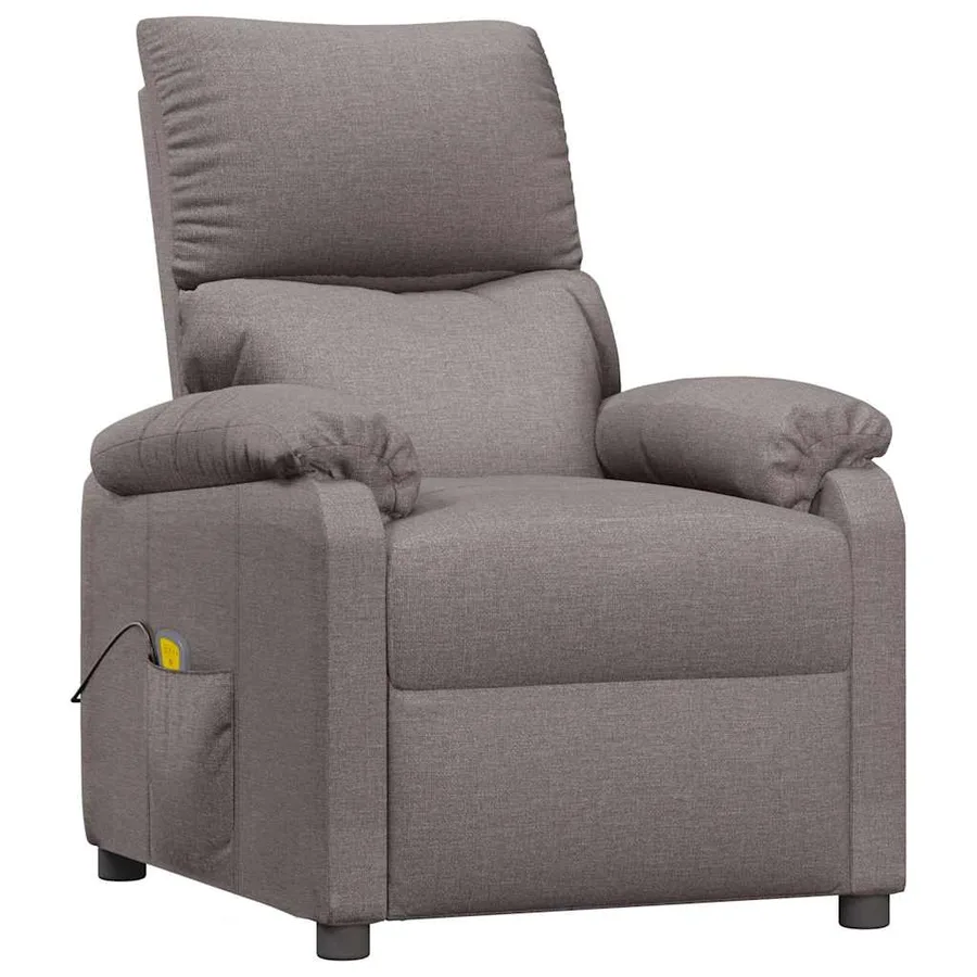 Fauteuil de massage Taupe Tissu - 2
