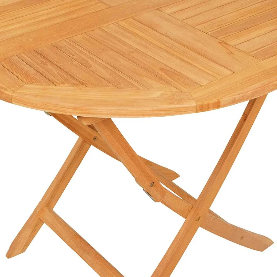 Ensemble à manger de jardin 5 pcs Bois de teck massif - 7