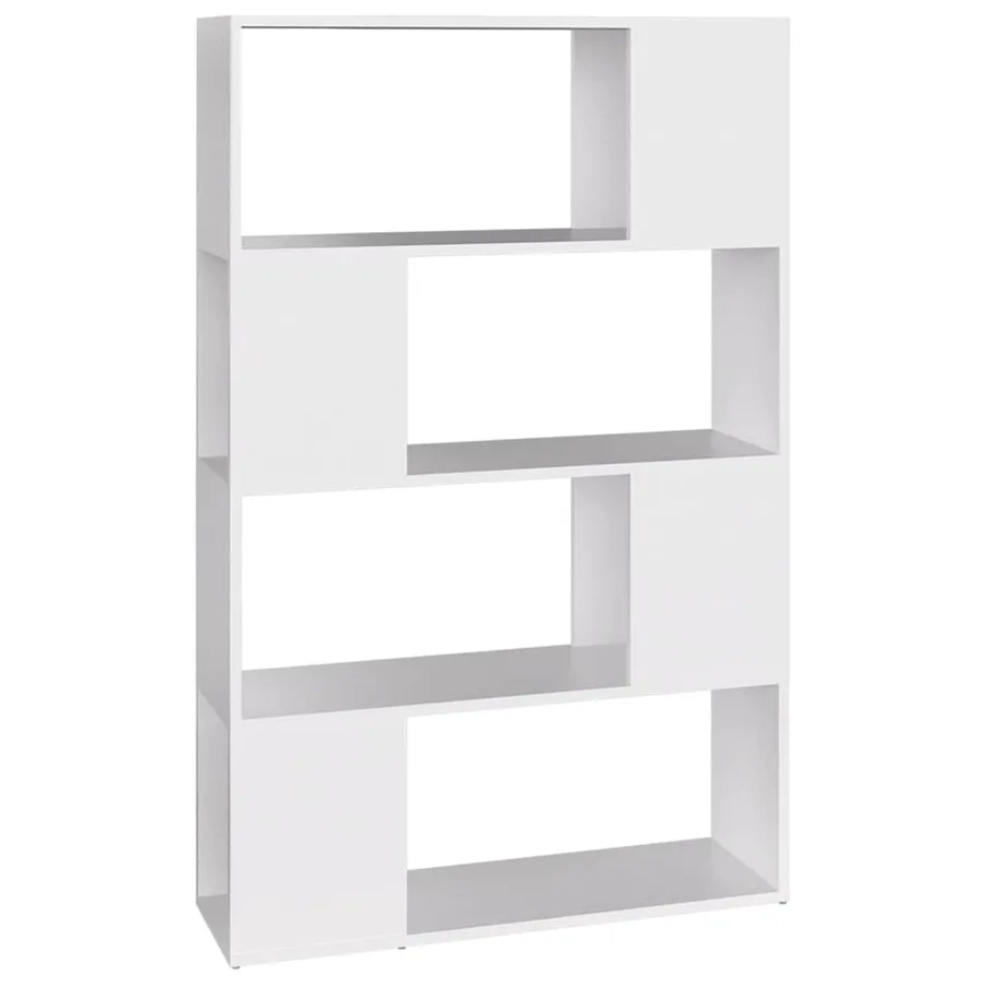 Bibliothèque/Séparateur de pièce Blanc Bois d'ingénierie - 2
