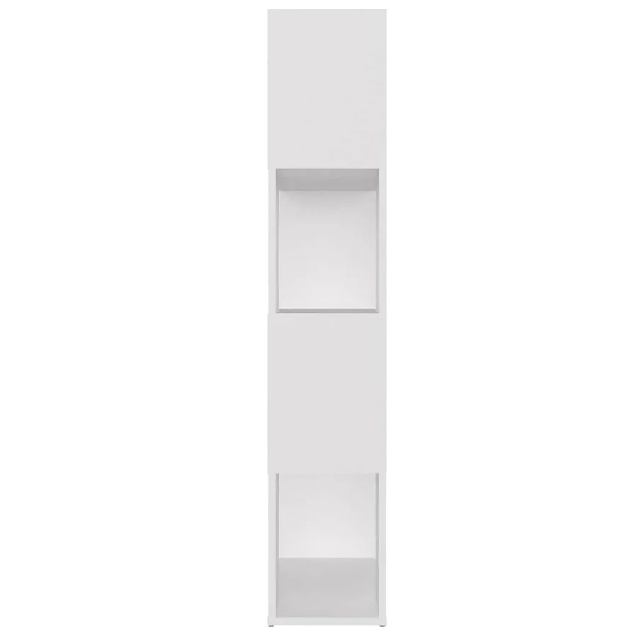Bibliothèque/Séparateur de pièce Blanc Bois d'ingénierie - 6