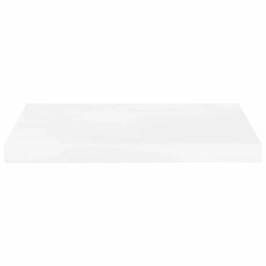 Étagère murale flottante 4 pcs Blanc brillant 50x23,5x3,8 cm MDF - 6