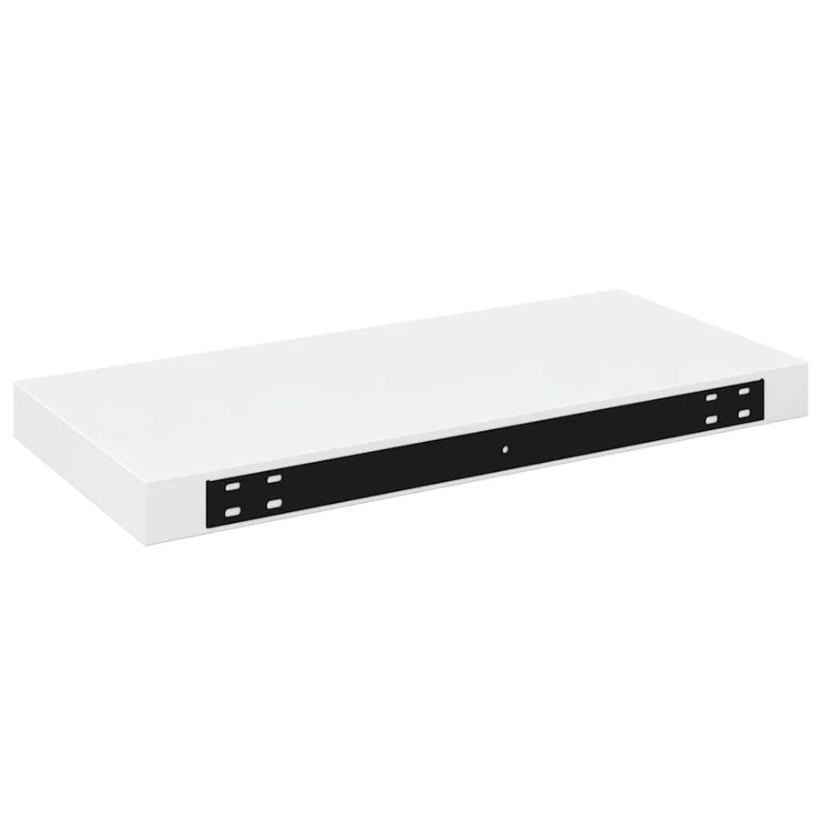 Étagère murale flottante 4 pcs Blanc brillant 50x23,5x3,8 cm MDF - 9
