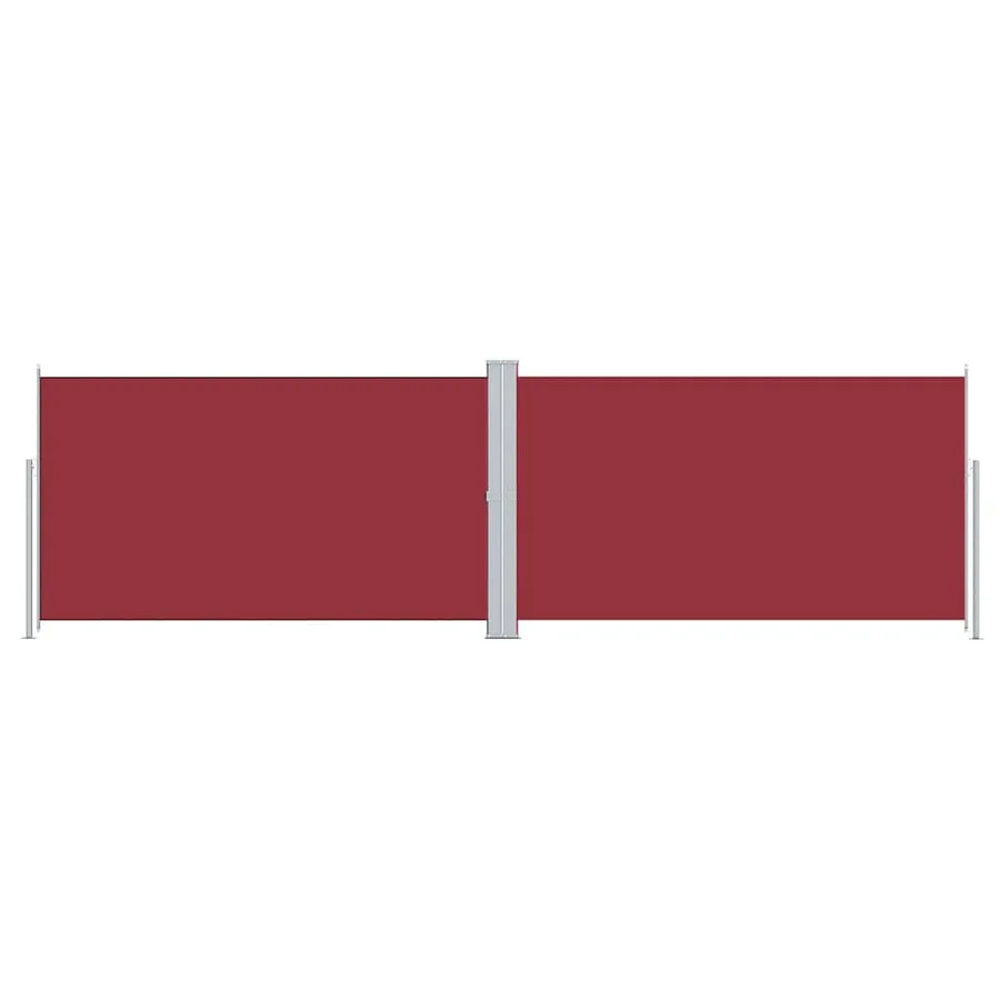Auvent latéral rétractable Rouge 180x600 cm - 2