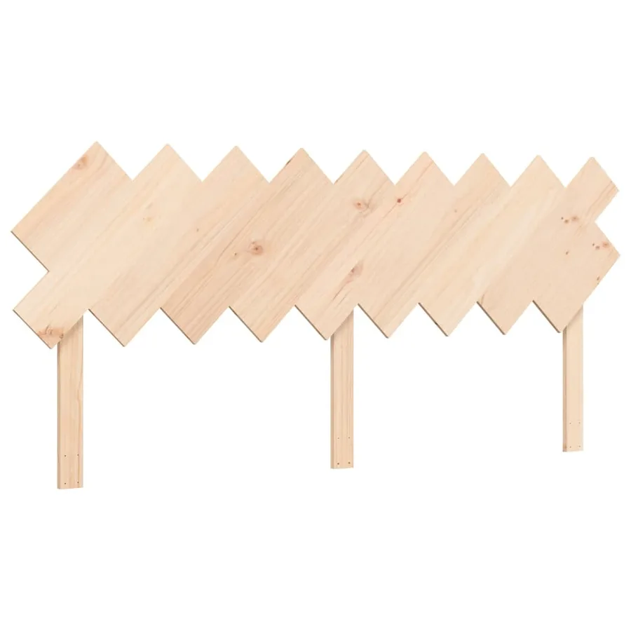 Cadre de lit sans matelas bois massif de pin - 8
