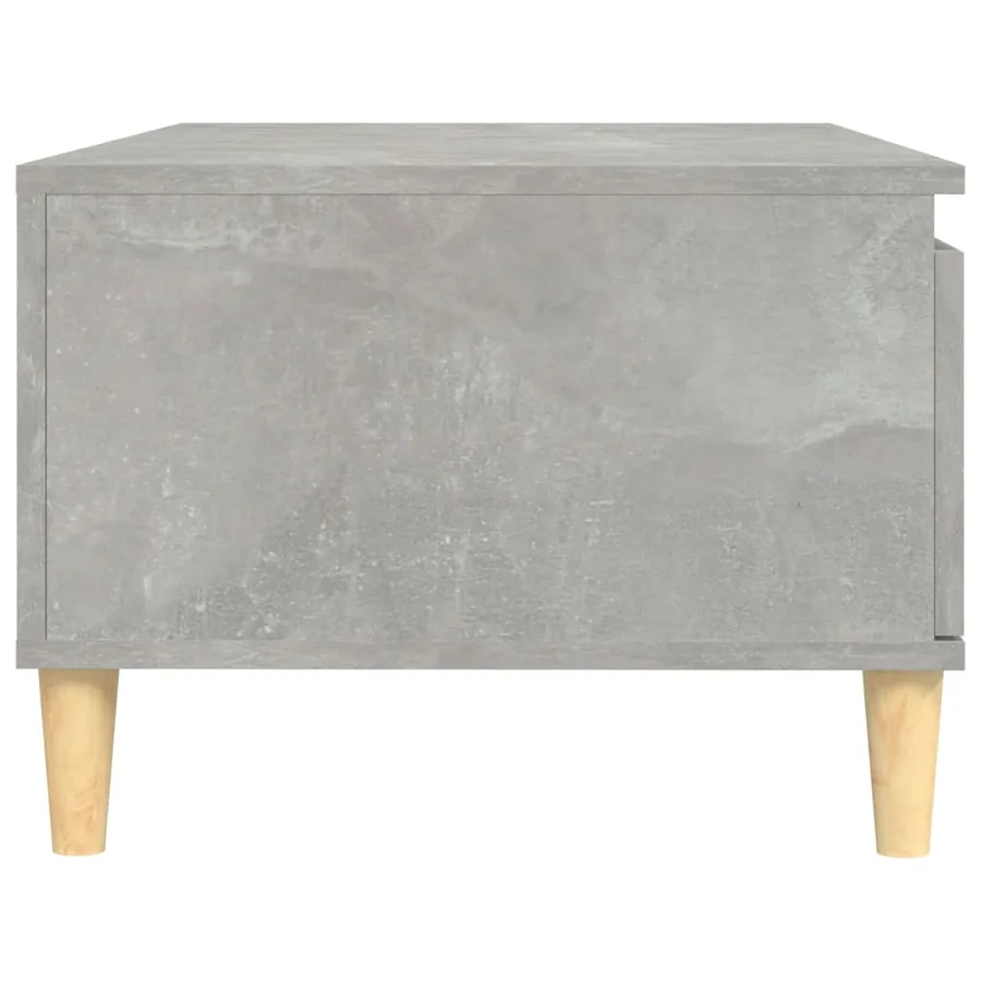 Table basse Gris béton 90x50x36,5 cm Bois d'ingénierie - 7