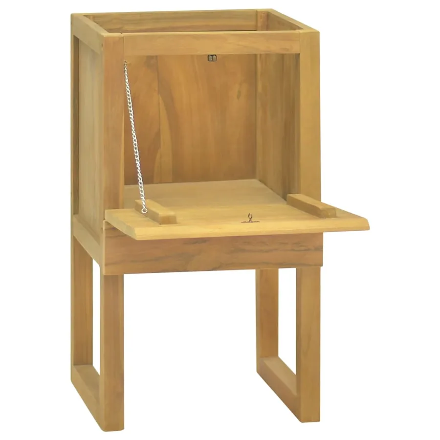 Armoire de salle de bain 41x40x75 cm bois de teck solide - 2